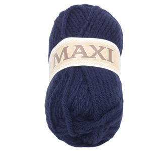 Příze JUMBO MAXI - tmavě modrá - 100g / 65 m