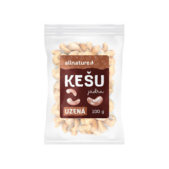 Allnature Kešu uzené 250 g