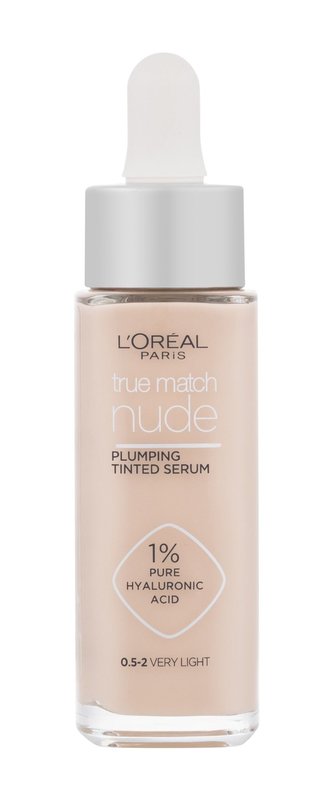 L´Oréal Paris Tónující sérum True Match Nude (Plumping Tinted Serum) 30 ml Odstín 0.5-2 Very Light woman