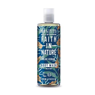Faith in Nature Přírodní sprchový gel Modrý cedr (Body Wash) 400 ml man