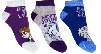 SADA 3 KS PONOŽKY FROZEN - velikost 27-30