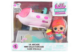 L.O.L. Surprise! Nábytek s panenkou - Letadlo & Sk8er Grrrl