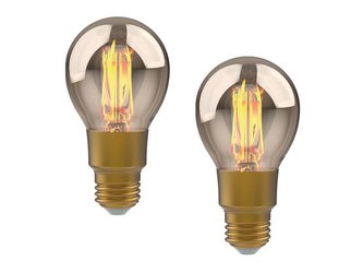 Smart sada LED žárovek E27 6W teplá bílá WOOX R9078/2 WiFi Tuya