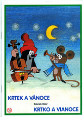 Krtek a vánoce - omalovánka