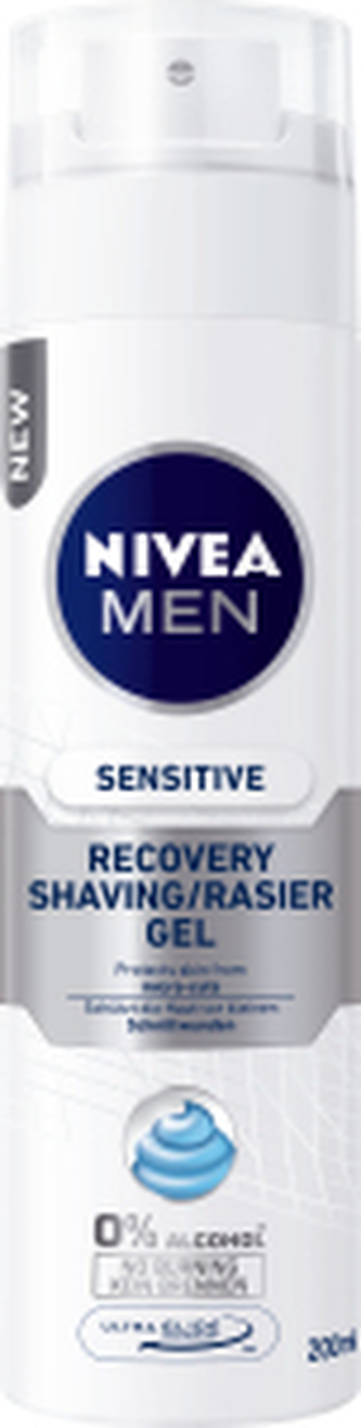 Nivea Obnovující gel na holení pro citlivou pleť Sensitive (Recovery Shaving Gel) 200 ml man
