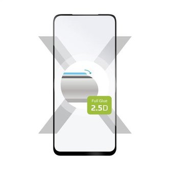 Tvrzené sklo FIXED Full-Cover pro Honor 10x Lite/ Huawei p Smart 2021, lepení přes celý displej, černé