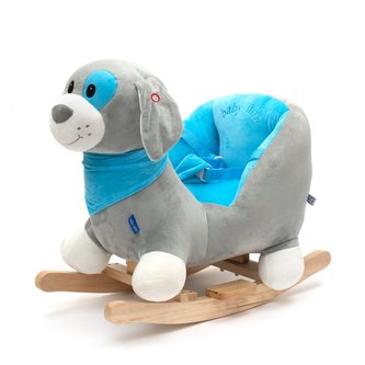 Houpací hračka s melodií Baby Mix pejsek modrý Houpací hračka s melodií Baby Mix pejsek modrý