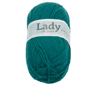 Příze LADY de Luxe - petrolejová - 100g / 238 m