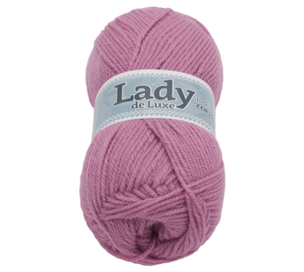 Příze LADY de Luxe - tmavě starorůžová - 100g / 238 m