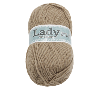 Příze LADY de Luxe - béžová - 100g / 238 m