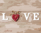 Malování podle čísel - DEKORACE LOVE - 40x50 cm, vypnuté plátno na rám