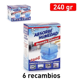 Pohlcovač vlhkosti náhradní náplň 240 g; 10x5x13,4cm; papír