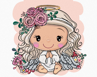 Malování podle čísel - DÍVKA S RŮŽEMI - 80x100 cm, vypnuté plátno na rám