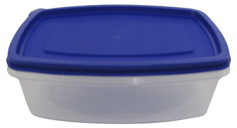 Dóza obdélník; 22,5x14,5x9,8 cm; 2 l; plast