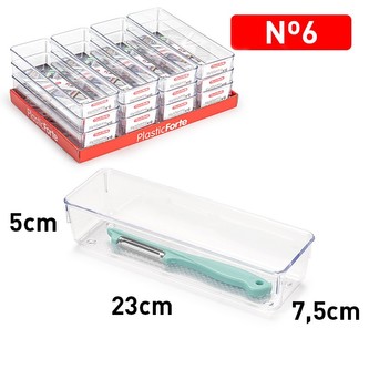 Kuchyňský organizér číslo 6; 7,5x23x5cm; plast