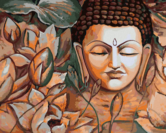 Malování podle čísel - SPIRITUÁLNÍ BUDDHA - 80x100 cm, vypnuté plátno na rám Malování podle čísel - SPIRITUÁLNÍ BUDDHA - 80x100 cm, vypnuté plátno na rám