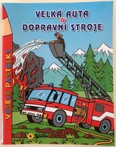 Velká auta a dopravní prostředky - Veselé pastelky