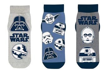 SADA 3 KS PONOŽKY STAR WARS - velikost 23-26