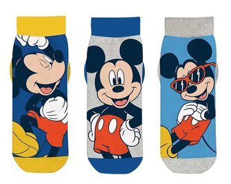 SADA 3 KS PONOŽKY MICKEY - velikost 27-30