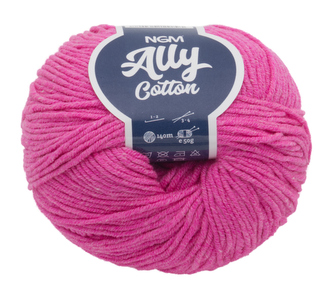 Příze ALLY cotton - růžová - 50g / 140 m