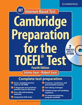 Cambridge Preparation for the TOEFL† Test, 4th edition: Book with gratis CD-ROM