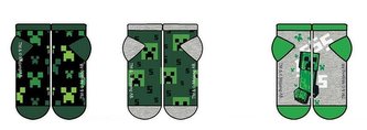 SADA 3 KS PONOŽKY MINECRAFT - velikost 23-26