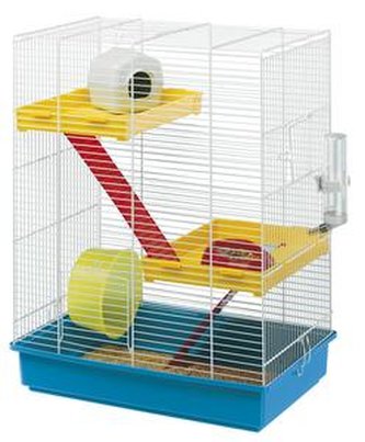 FER klec HL HAMSTER TRIS bila 46x29x58cm
