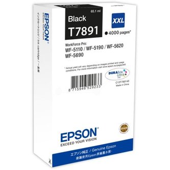 C13T789140 Inkjet cart. pro WP5110DW, WP5190DW tiskárny, EPSON černá, 4tis.stran