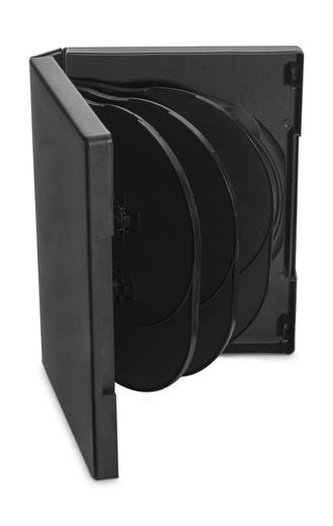 Obal 8 DVD 27mm černý - karton 50ks