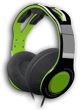 GIOTECK herní headset TX-30/ multiplatforma/ černozelený
