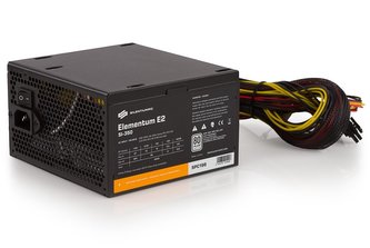 SilentiumPC zdroj 350W / Elementum E2 / 120mm fan / Akt. PFC / 80PLUS EU / Bulk balení
