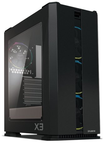 Zalman skříň X3 BLACK / Middle tower / ATX / USB 3.0 / USB 2.0 / průhledná bočnice Zalman skříň X3 BLACK / Middle tower / ATX / USB 3.0 / USB 2.0 / průhledná bočnice