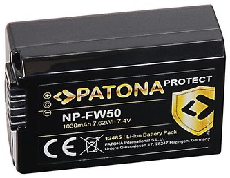 PATONA baterie pro foto Sony NP-FW50 1030mAh Li-Ion Protect