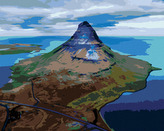 Malování podle čísel - HORA KIRKJUFELL - 40x50 cm, bez rámu a bez vypnutí plátna