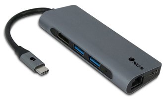 NGS WONDERDOCK7/ USB-C - 7v1 Víceportový adaptér