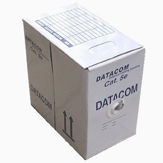 DATACOM kabel drát C5E UTP PE venkovní 305m box černý DATACOM kabel drát C5E UTP PE venkovní 305m box černý