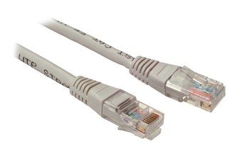 Solarix kabel Patch CAT6 UTP PVC 15m šedý non-snag-proof C6-155GY-15MB