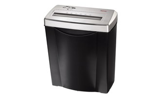 HAMA skartovačka Basic X6A/ formát A4/ křížový řez/ 4x39 mm/ skartuje až 7 listů/ stupeň utajení P-4/ černo-stříbrná