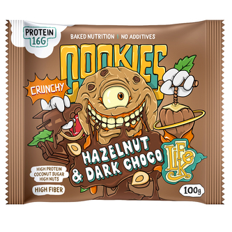LifeLike - Cookies - Bílá čokoláda, Arašídy - 100 Gramů