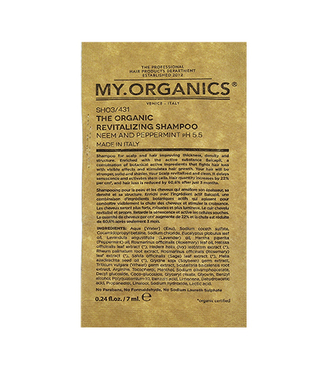 My.Organics The Organic Revitalizing Shampoo šampon pro podporu růstu vlasů 7 ml