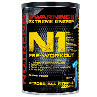 Nutrend - N1 PRE-WORKOUT - Modrá malina - 300 Gramů