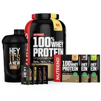 Nutrend - 100% Whey Protein - Pomeranč - 2250 Gramů