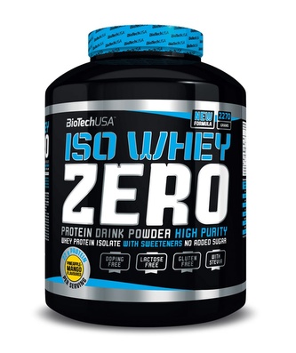 BiotechUSA - Iso Whey Zero - Jahoda - 908 Gramů BiotechUSA - Iso Whey Zero - Jahoda - 908 Gramů