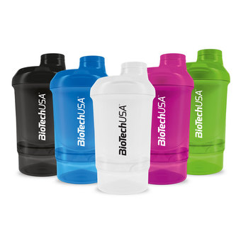 BiotechUSA - Šejkr BiotechUSA Wave + nano - 300ml modrá