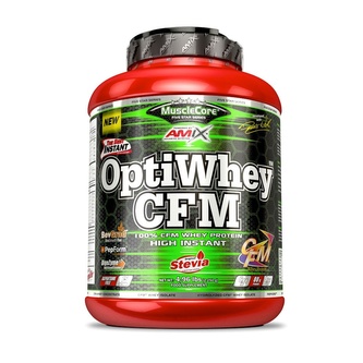 Amix Nutrition - OptiWhey CFM Protein - Bílá čokoláda - 1000 Gramů