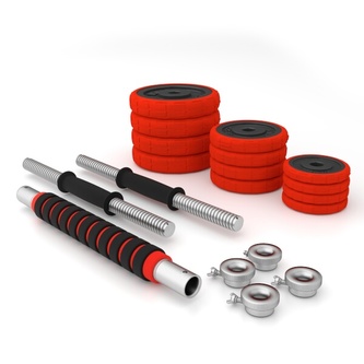 HMS - Litinový činkový set HMS - 20kg