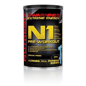 Nutrend - N1 PRE-WORKOUT - Červený pomeranč - 510 Gramů