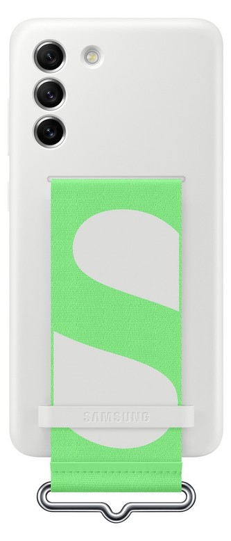 Samsung EF-GG990TW Strap Silicone Cover S21 FE,Whi