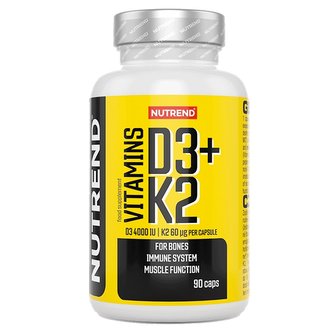 Nutrend - Vitamin D3 + K2 - 90 kapslí