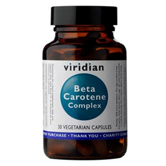 Viridian - Beta Carotene Complex - 30 kapslí